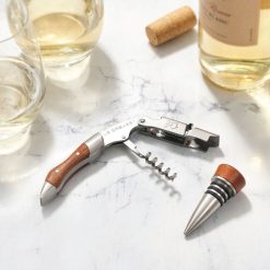 Le Creuset Rosewood Waiterﾡﾯs Friend and Stopper Gift Set