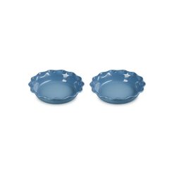 Le Creuset Heritage Fluted Pie Dish 2-Piece Set